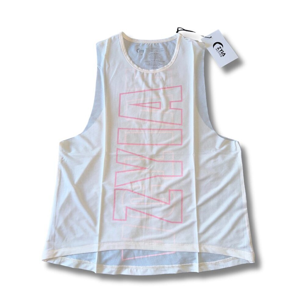 ZYIA Active ZYIA ATHLETE TANK TOP Sports Size: M Color Light Pink NWT